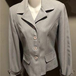Vintage 90’s Blazer Jacket Odds ‘N Evens Sz 3 Small Grey